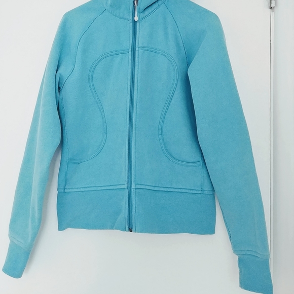 Lululemon scuba hoodie blue size 6 - Picture 3 of 4